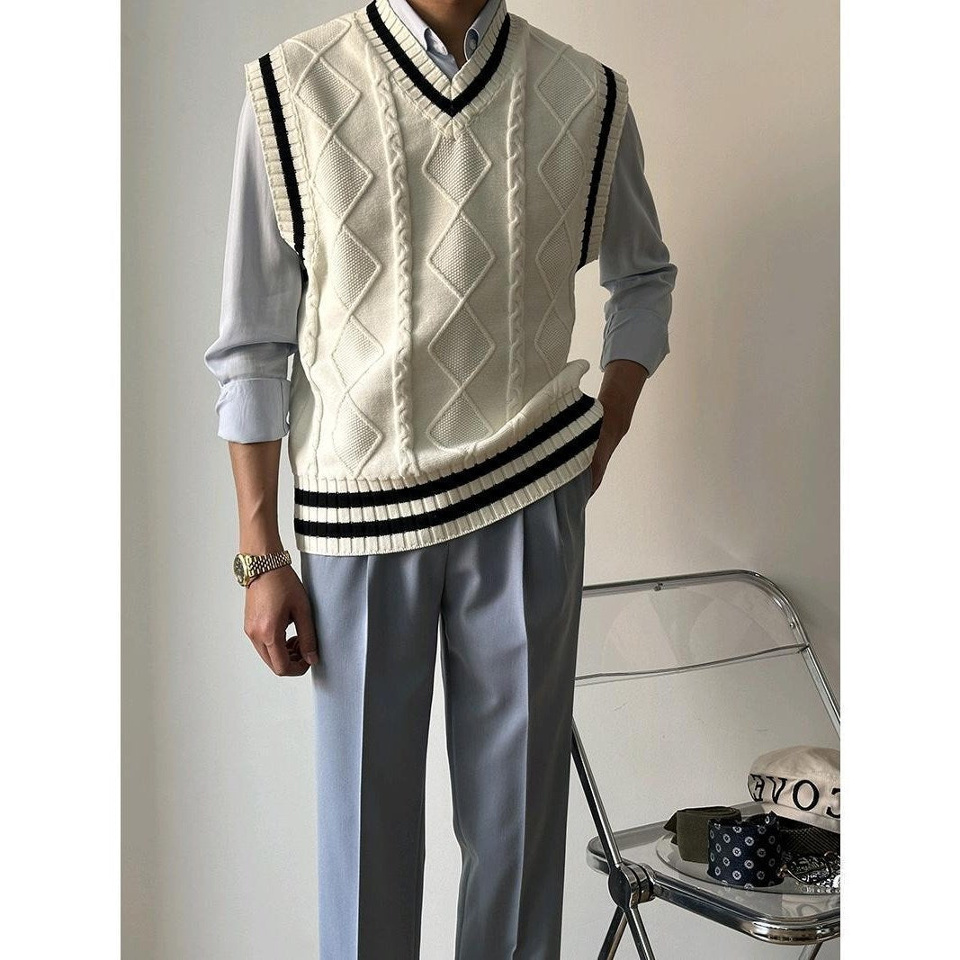 High Waist Slim Fit Business Casual Trousers