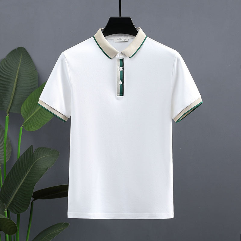 Cotton Polo Shirt Short-sleeved T-shirt
