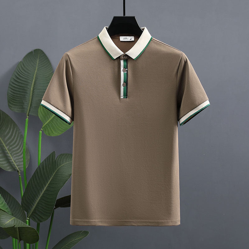 Cotton Polo Shirt Short-sleeved T-shirt