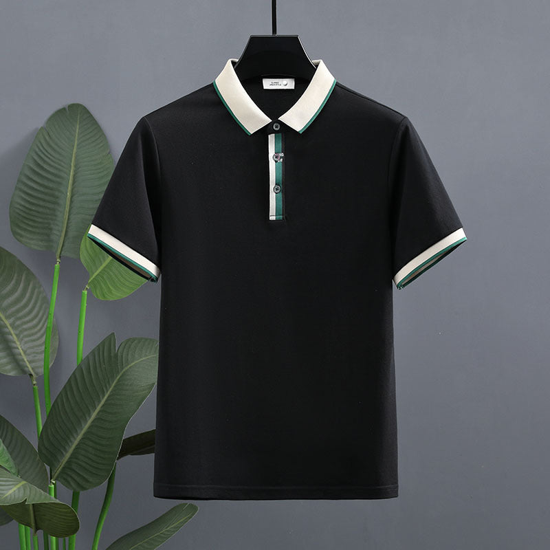Cotton Polo Shirt Short-sleeved T-shirt