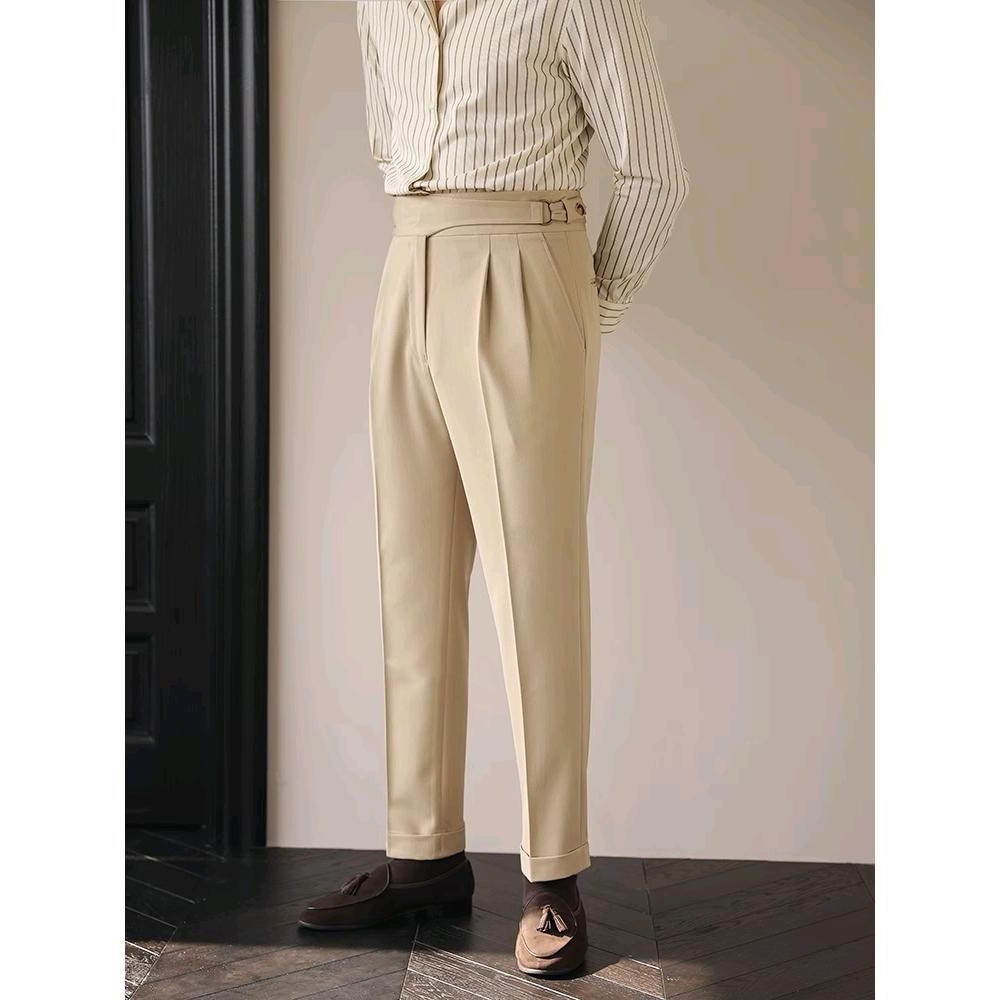 High Waist Slim Fit Business Casual Trousers